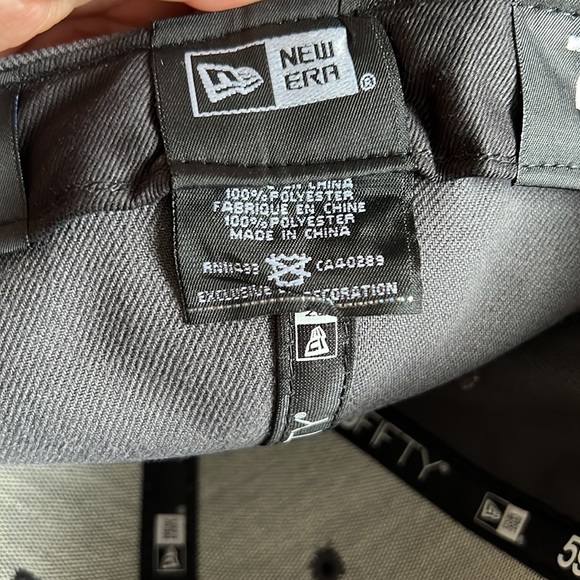 New Era Graphite New York Giants Fitted Hat NFL - Picture 11 of 11